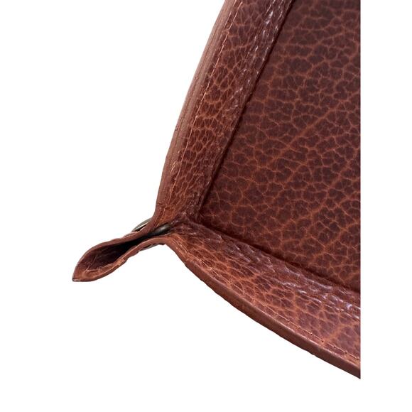 Peter Millar Valet Tray Catchall Brown Desk Organizer - Picture 6 of 9